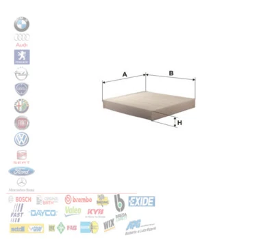 FILTRO ABITACOLO CARBONI ATTIVI PER TOYOTA YARIS LAND ROVER DISCOVERY 1.9 2.0 - Immagine 1 di 3