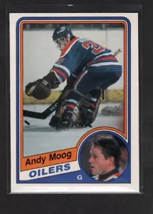 ANDY MOOG 1984-85 O-PEE-CHEE HOCKEY CARD EDMONTON OILERS - Picture 1 of 1