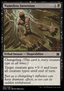 *LÁMINA* INVERSIÓN SIN NOMBRE CASI NUEVO Modern Masters 2015 Magic The Gathering Negro *LÁMINA* - Imagen 1 de 1