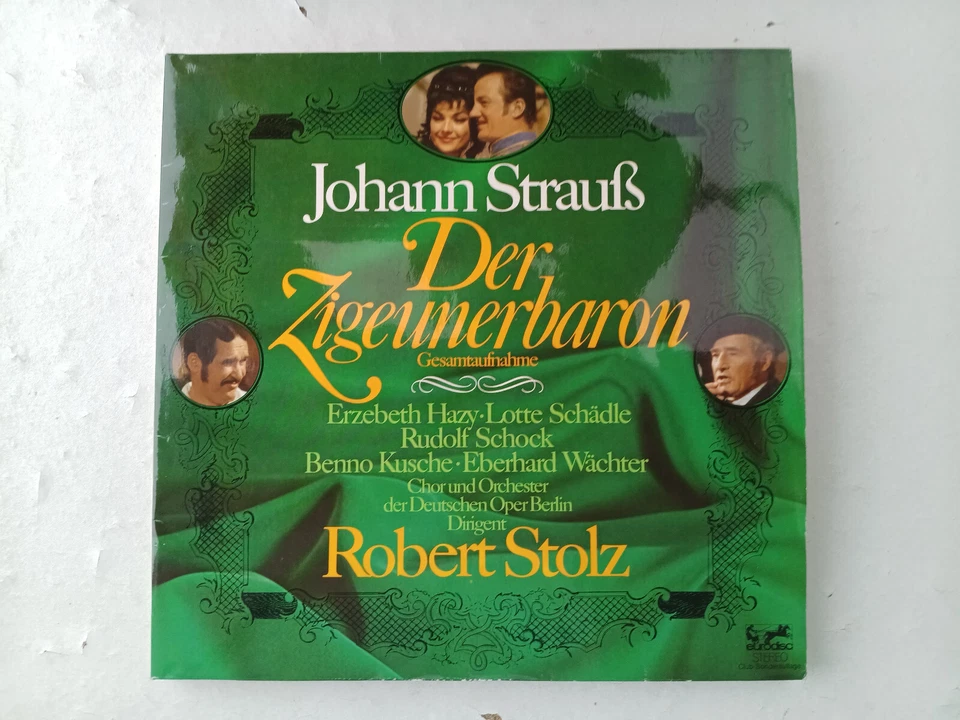 Schallplatte Vinyl LP Johann Strauß Der Zigeunerbaron Robert Stolz Rudolf Schock - Bild 1 von 1