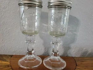 8" Ball & Kern Canning Jar Goblet With Rims & Lids - Picture 1 of 6