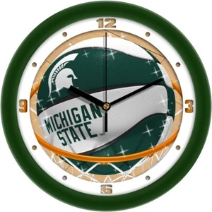Michigan State Spartans Slam Dunk Basketballuhr - Bild 1 von 1