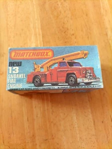 Matchbox Superfast - No13 Snorkel Fire Engine - Replica / Copy Box only - Picture 1 of 3