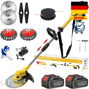 Akku Rasentrimmer 4.0Ah | 2 Akkus, 90° Schwenkbarer - Bild 1 von 9