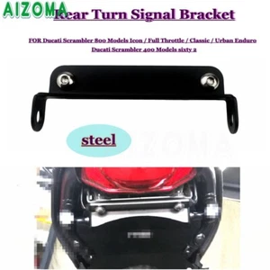 Motorcycle Rear Turn Signal Indicator Relocation Bracket For Ducati Scrambler - Picture 1 of 12