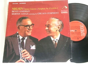NIELSEN Clarinet Concerto Symphony 2 BENNY GOODMAN Morton Gould RCA LP - Picture 1 of 1