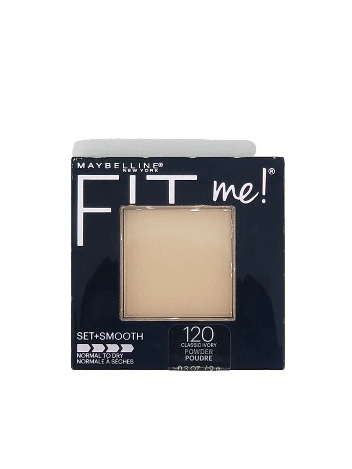 NEW Maybelline Fit Me! Set+Smooth Normal To Dry 120 Classic Ivory - Image 1 of 1