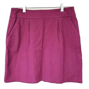 Loft Ann Taylor Womens Maroon Short Skirt Size 6 - Picture 1 of 9