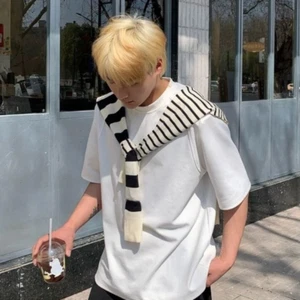 Sunscreen Men Knitted Shawl Wraps Fake Collar Wraps Clothes Decoration - Picture 1 of 23