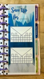 Envelope Savings Dashboard for use with Skinny Classic Happy Planner~ - Picture 1 of 3