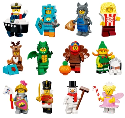 Complete Set of (12) Lego Series 23 Holiday Minifigures 71034 New Sealed 2022 - Image 1 of 4