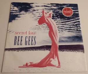 BEE GEES - SECRET LOVE 12"45 RPM VINYL. PLAYS EXCELLENT. WOO14T. - Picture 1 of 6