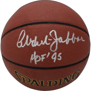 Kareem Abdul-Jabbar Aurographed Los Angeles Lakers Basketball HOF Beckett 47389 - Picture 1 of 6