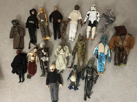 Star Wars Return of the Jedi, 12-inch lucas film 1999-2000 Hasbro ( LOT of 18) Cover