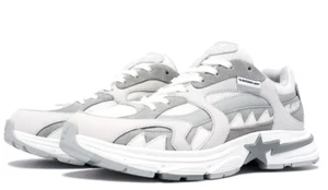 A Bathing Ape BAPE "Shark Sta" Blanco 1K30-191-323 Talla 10 NUEVO - Imagen 1 de 12