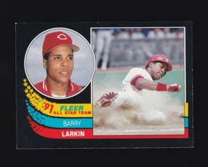1991 Fleer All Star Barry Larkin #2 Cincinnati Reds - Picture 1 of 2