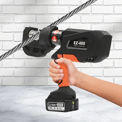 Hydraulic Crimping Plier Battery Powered Electric Wire Crimper Rechargeable - Image 1 of 4