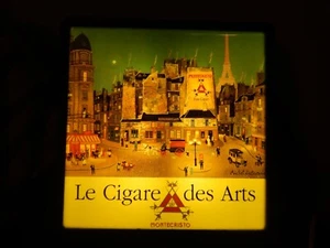 Vintage rare lighted sign Montecristo cigar Le Cigarette Des Arts - Picture 1 of 13