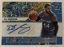 2019 Optic Prizm Basketball D.j Augustin Gold Fast Break Signatures #2/10 Magic