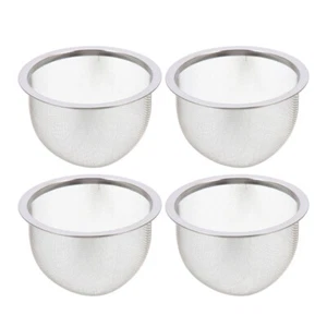 4PCS Colino Foglie di Tè a Rete Fine Filtro Tè Setacciatura per Teiera - Foto 1 di 12