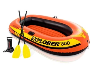Intex Explorer 300 Set Gommone 3 Persone con Remi Francesi e Pompa Aria - Foto 1 di 4