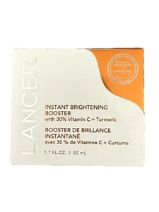 LANCER INSTANT BRIGHTENING BOOSTER (Full Size/1.7oz/NWB/Sealed) - Picture 1 of 3