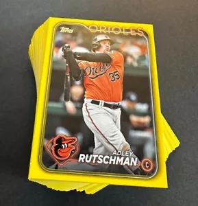 2024 Topps Series 1, 2, Update - Yellow Border Parallel Cards You Pick From List - Bild 1 von 124