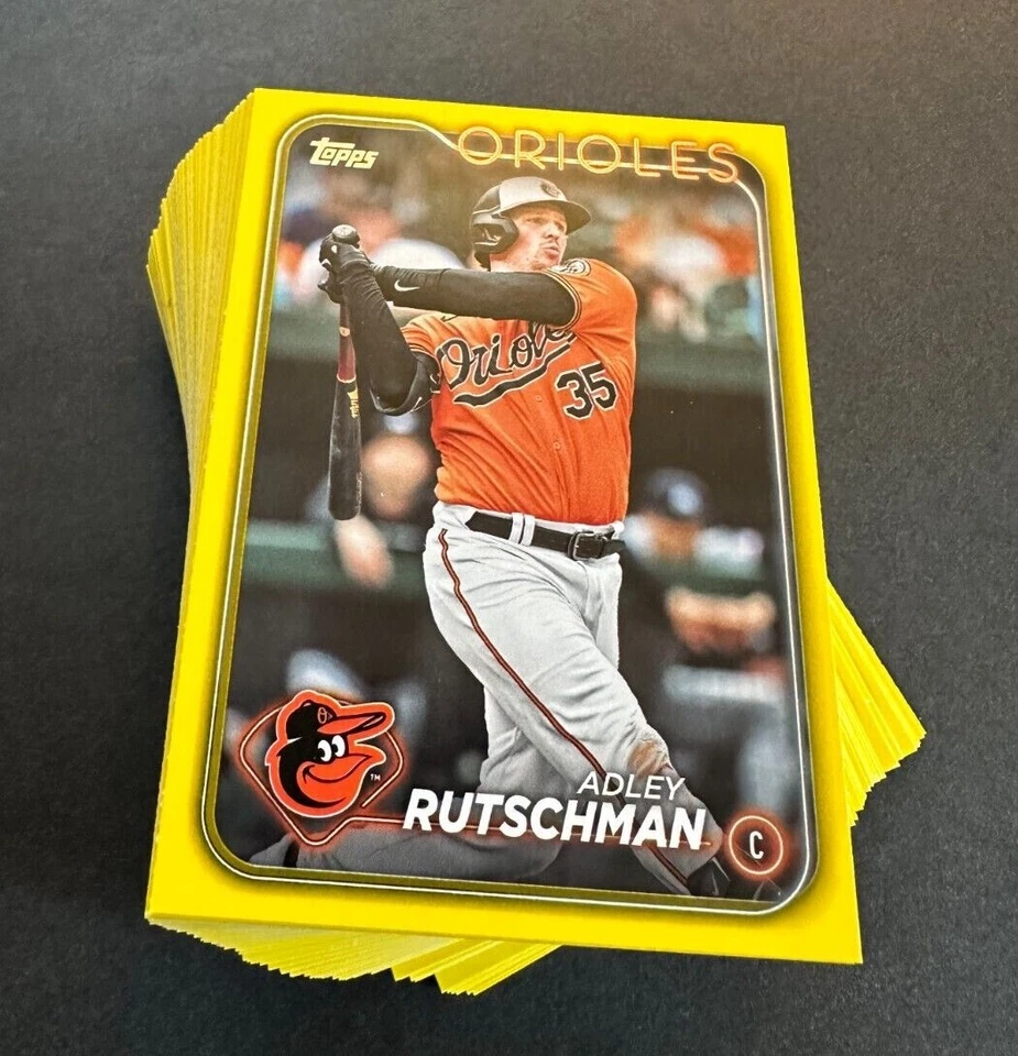 2024 Topps Serie 1, 2, Actualización - Tarjetas Paralelas Borde Amarillo Tú eliges de la lista Foto 1 de 1