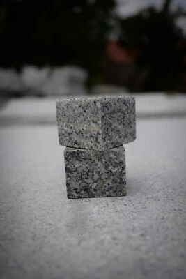 Granit Pflastersteine Gesägt,Geflammt G10x10x8  / PREMIUM /KLASSE 1 / / NEU - Bild 1 von 4