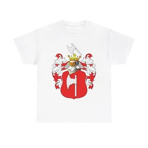 OKSZA Coat of Arms T-Shirt Polish Nobility Emblem Kingdom of Poland Heritage Tee - Picture 1 of 21