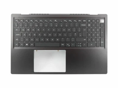 Genuine Dell Inspiron 5515 5510 Palmrest with UK Layout £ Keyboard THV2H - Image 1 of 2