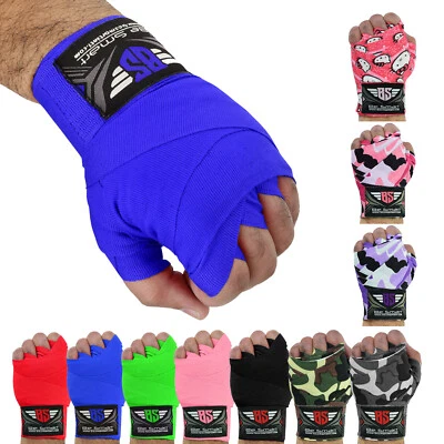 Hand Wraps 180" Bandages UFC Inner Boxing Gloves MMA Muay Thai Kick Boxing USA.. - Image 1 of 2