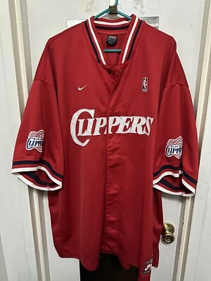 Los Angeles Clippers Warm Up Basketball Shirt 3xl  & Pants 2xl 83 Team Nike NBA - Image 1 of 4