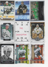 Dallas Stars ** SERIAL #'d Rookies Autos Jerseys *** ALL CARDS ARE GOOD CARDS **