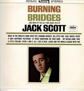 Jack Scott "Burning Bridges" Capitol ST 8-2035 "What In World's Come Over You" - Picture 1 of 4