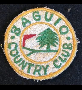 BAGUIO COUNTRY CLUB Vintage Patch PHILIPPINEN Golf Resort Souvenir Reise - Bild 1 von 3
