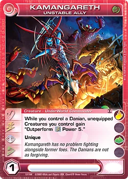 Chaotic Kamangareth Unstable Ally 12/100 FU 1st Edition Uncommon Min Energy - Image 1 of 1