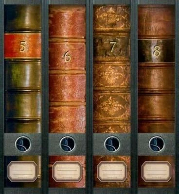 File Art AJ312 Design Etiketten Ordnerrückenschilder Bücher - Bild 1 von 3