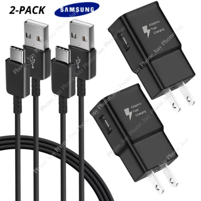 PACK 2 Cable Cargador Rápido Adaptable Tipo C Cargador C para Samsung Galaxy S21/S21  Foto 1 de 4