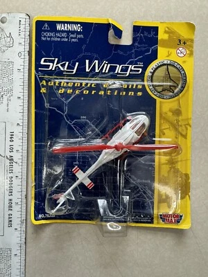 Vintage New Motormax Skywings Sky Wings Ranger Patrol Helicopter Unmarked Belly - Image 1 of 4