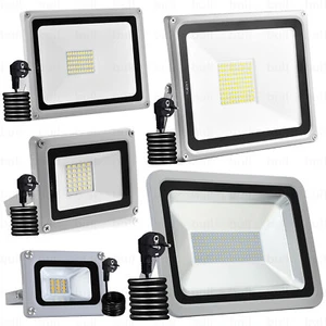 Proiettore LED spina 30W 50W 1000W esterno faretto faro con rilevatore di movimento - Foto 1 di 33
