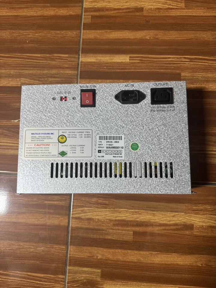 Conjunto de fuente de alimentación Hyosung HPS120-CMCD parte # 71130421 Foto 1 de 1