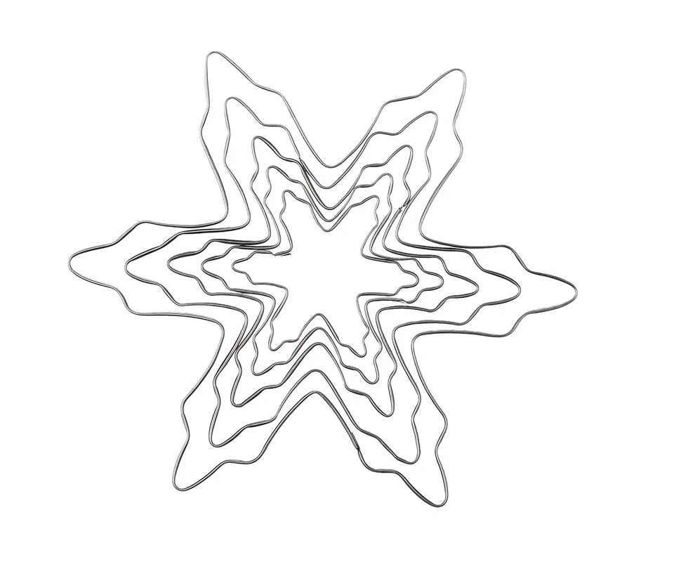 Scheeflocke Eiskristall  5tlg. Ausstecher Ausstechform Keksausstecher - Bild 1 von 2