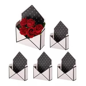 Florist Bouquet Envelope Boxes 5 Packs Flower Arrangement Box Packaging Gift ... - Picture 1 of 7