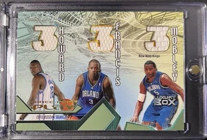 04 Topps Luxury Box 3Point Play DWIGHT HOWARD Mobley Francis GAME WORN RELICS RC - Picture 1 of 3