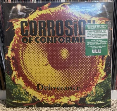 Corrosion of Conformity Deliverance Vinyl 2LP Limited Yellow Green Metal Record - Image 1 of 4