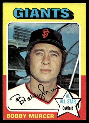 1975 Topps #350 Bobby Murcer San Francisco Giants AL All Star como nuevo Foto 1 de 2