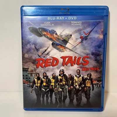 Red Tails (Blu-ray + DVD, 2012) Cuba Gooding Jr., Terrence Howard, Ne-Yo Foto 1 de 3
