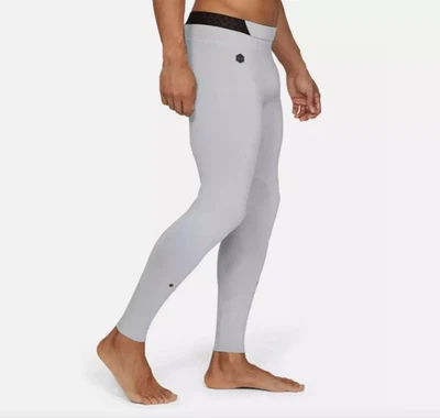 Under Armour UA Rush Mens XL Compression Workout / Gym / Training Grey Leggings - Image 1 of 4