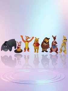 Winnie The Pooh Action Figures Set Of 7 - Picture 1 of 23